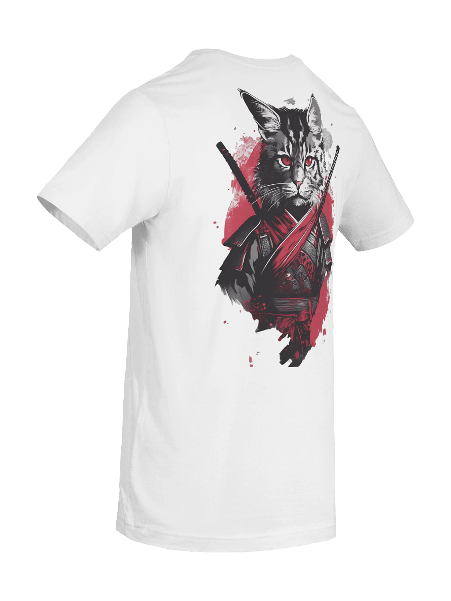 Cat Samurai Illustration T-Shirt product image (22)