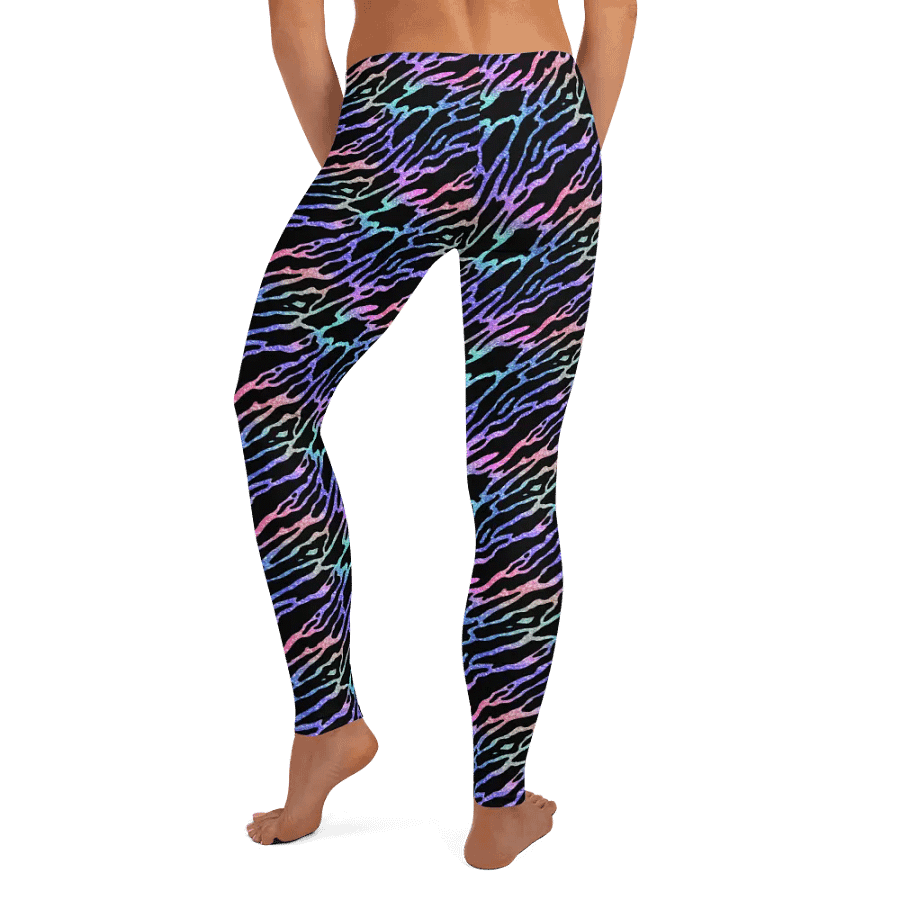 Neon Zebra Print Leggings product image (8)