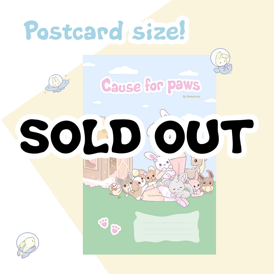 Cause For Paws Autographed Souvenir Card product image (1)