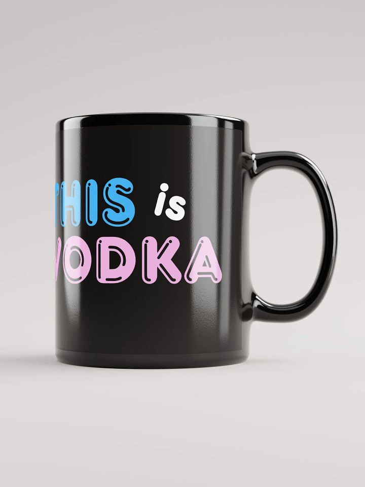 This Is Vodka Black Glossy Mug product image (1)