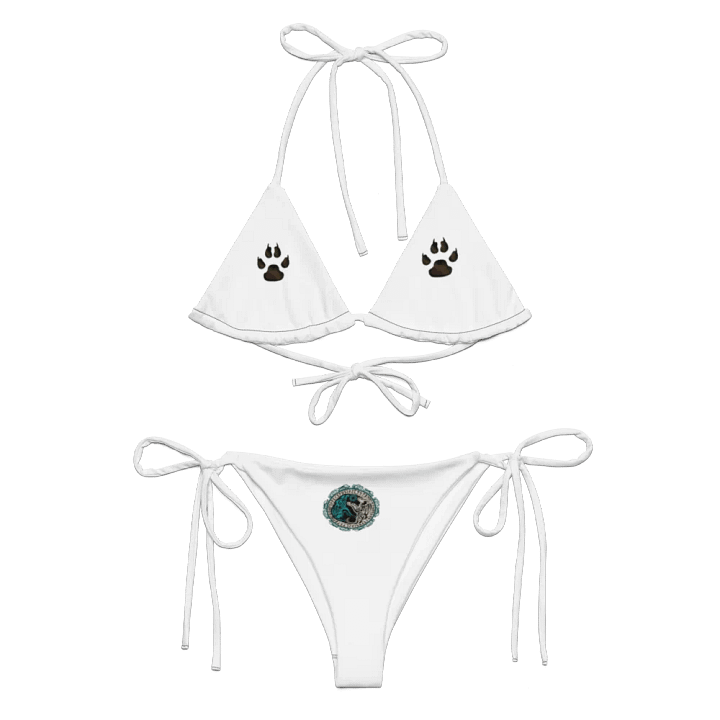 Paws Nation All-Over Print Recycled String Bikini product image (1)