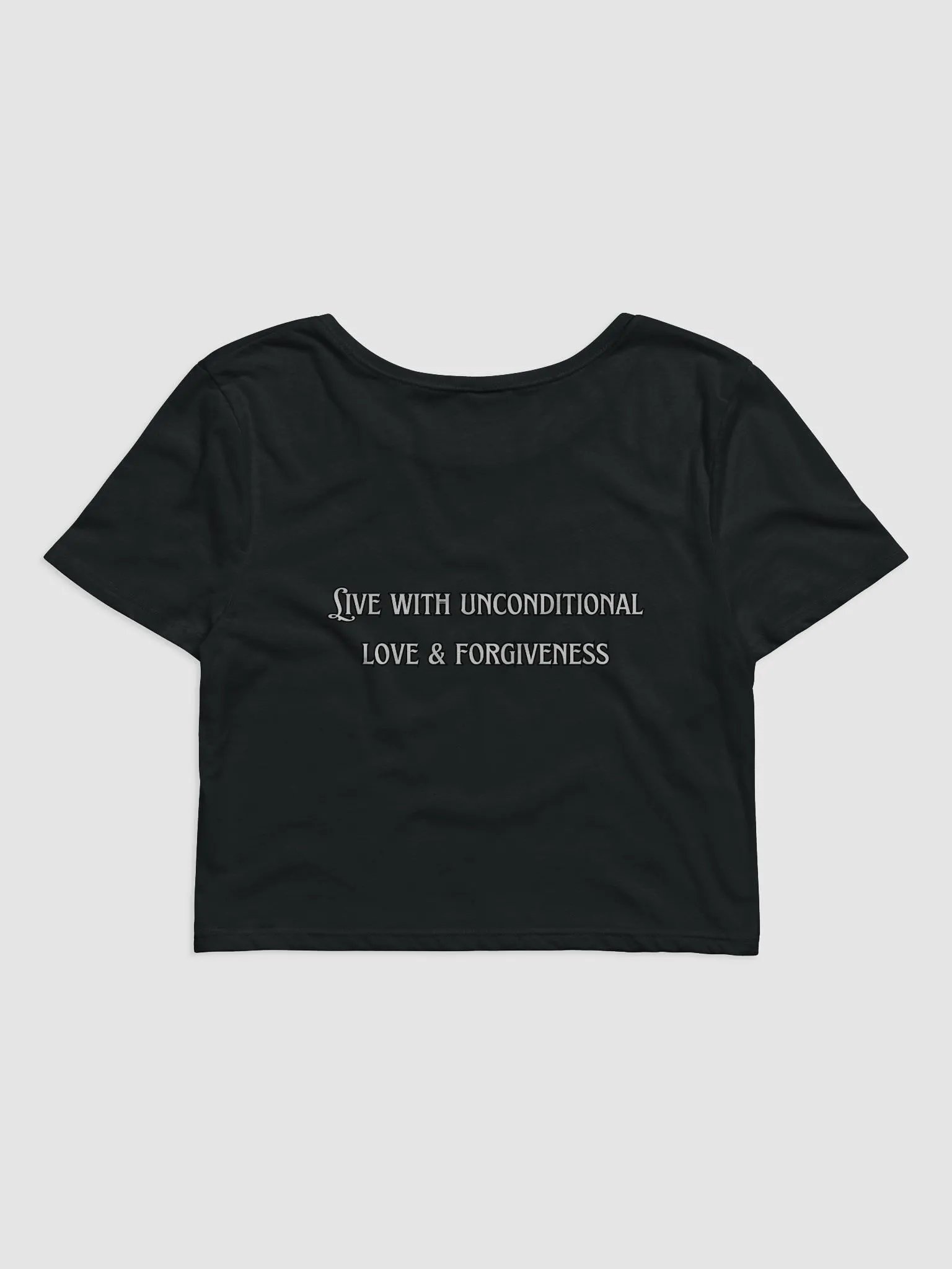 Celestial Crescent Moon Crop Tee product image (2)