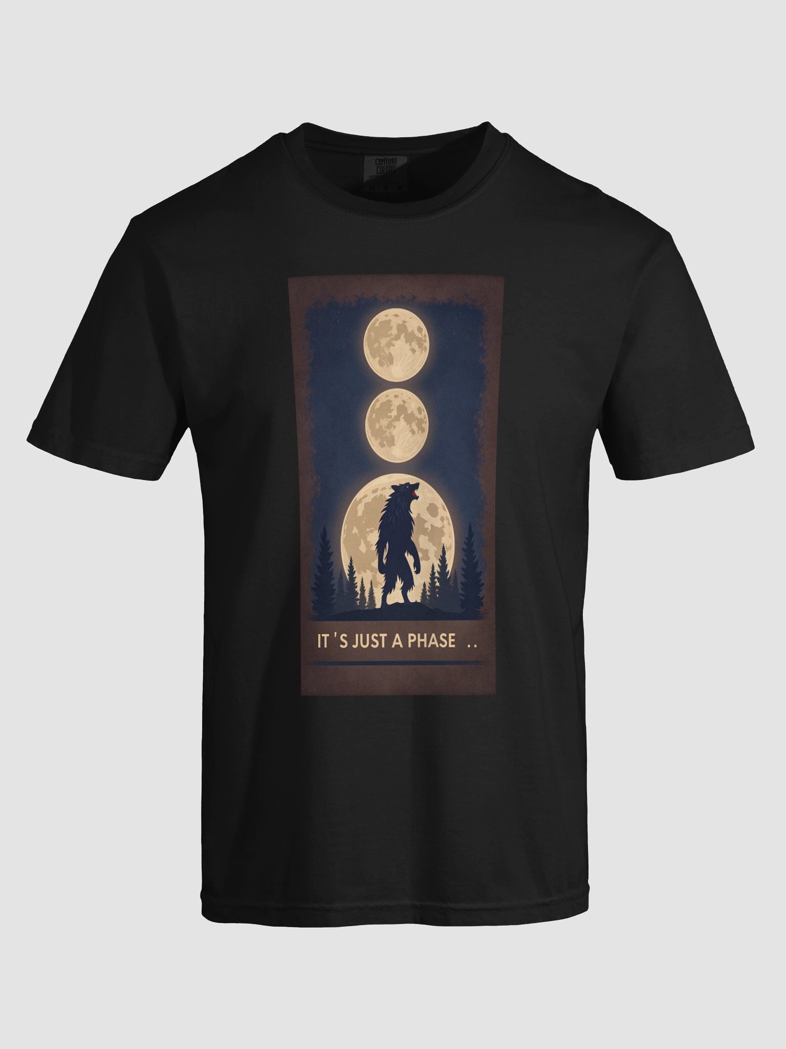 It's Just a Phase Werewolf Moon T-Shirt product image (89)