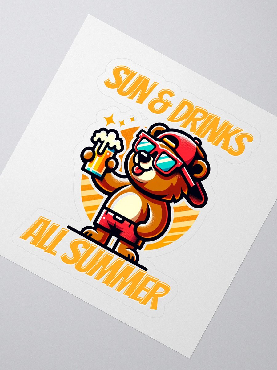 Summer Bear Vibes Sticker Pack product image (2)