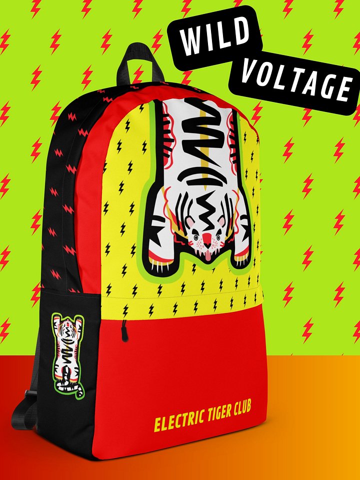 Yellow and Black Tiger Backpack product image (1)