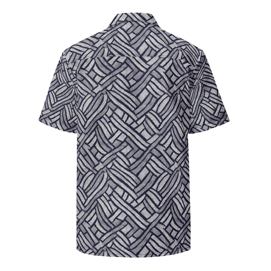 Grey Rectangles Hawaiian Shirt product image (2)