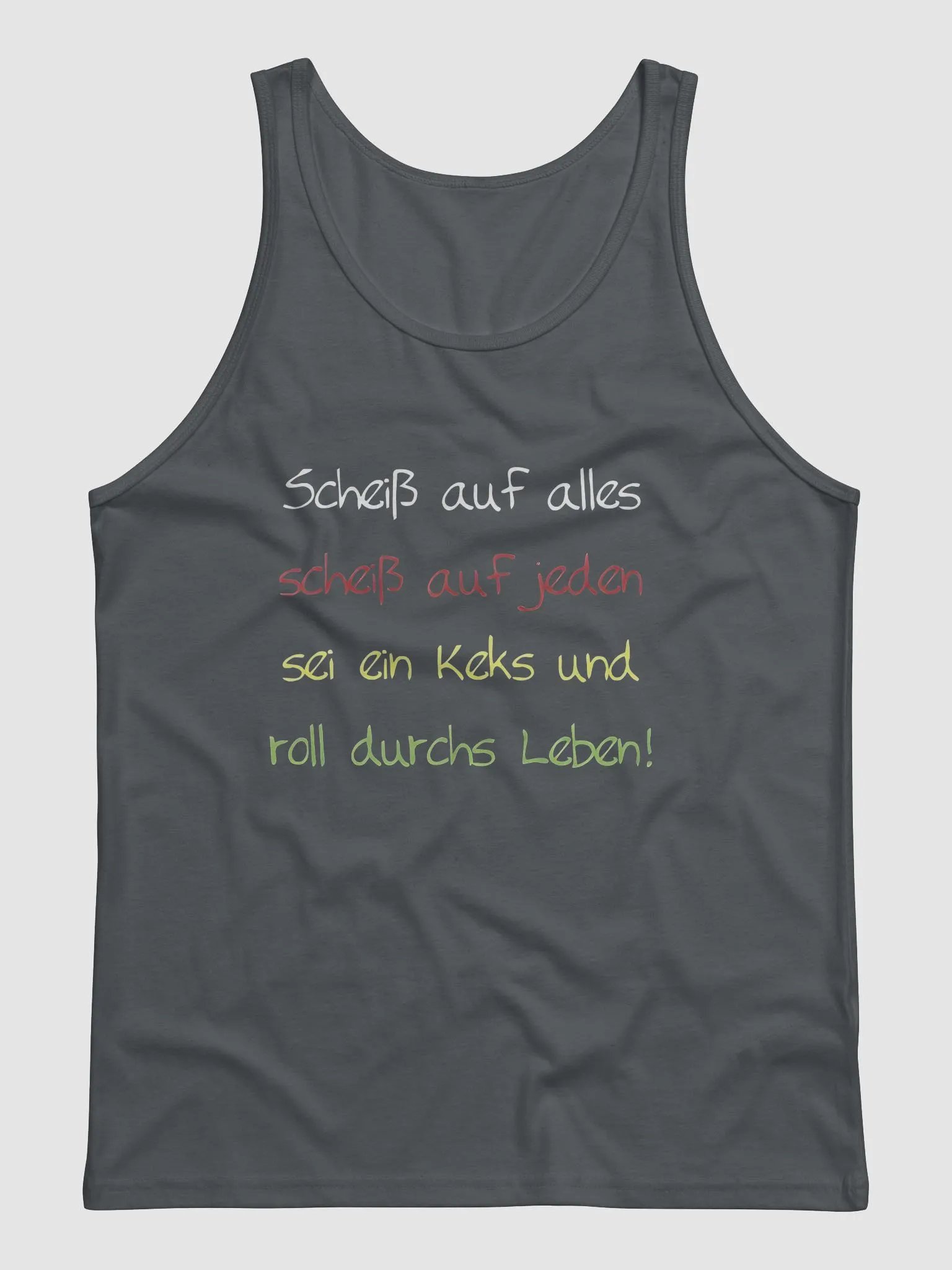 Scheiß auf alles Männer Tank Top product image (3)