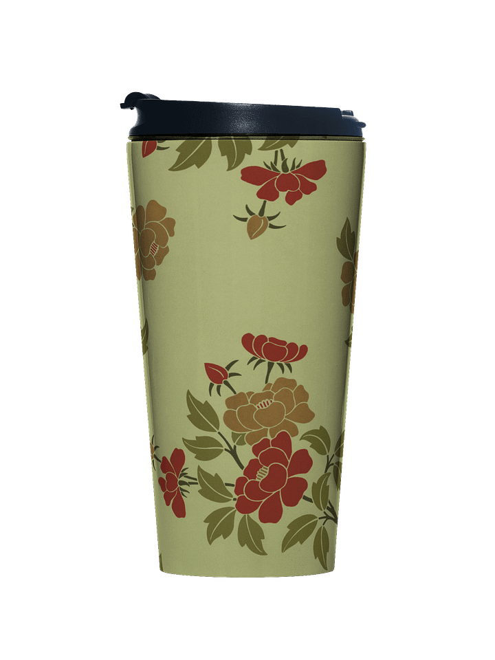 Japanese Floral. 15oz. Stainless Steel Mug product image (1)
