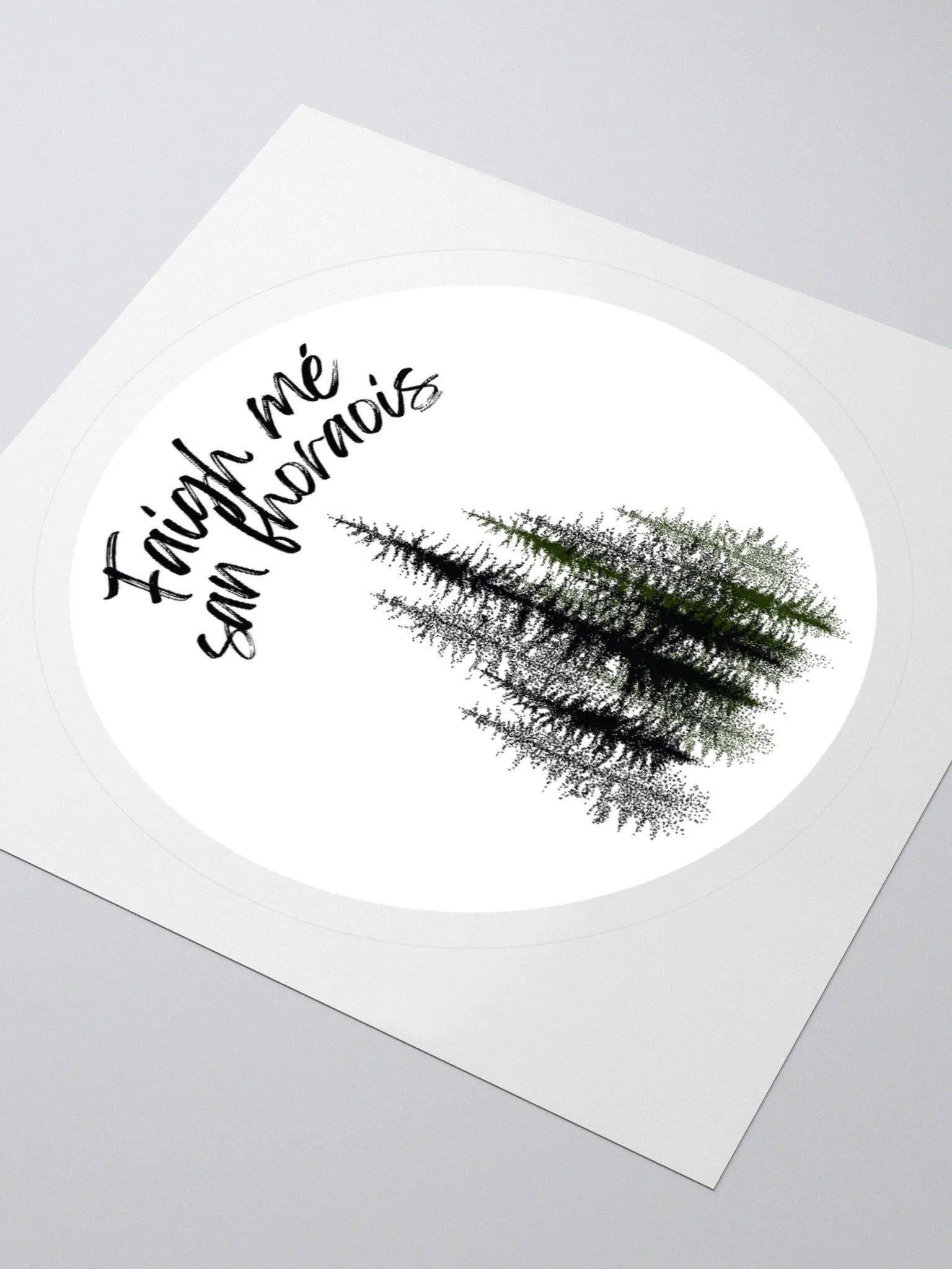 Faigh mé san fhorais (Find me in the forest) Sticker product image (9)