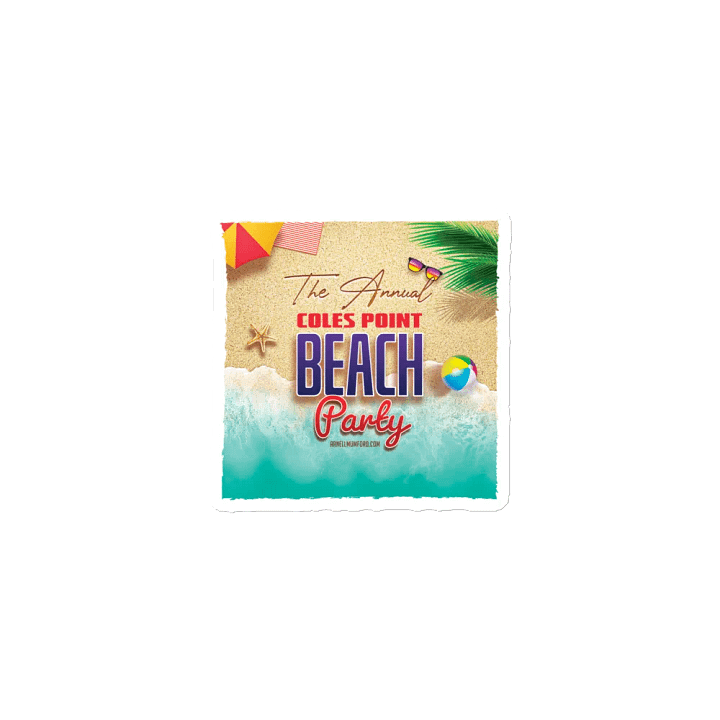 Coles Point Beach Party Magnet product image (1)