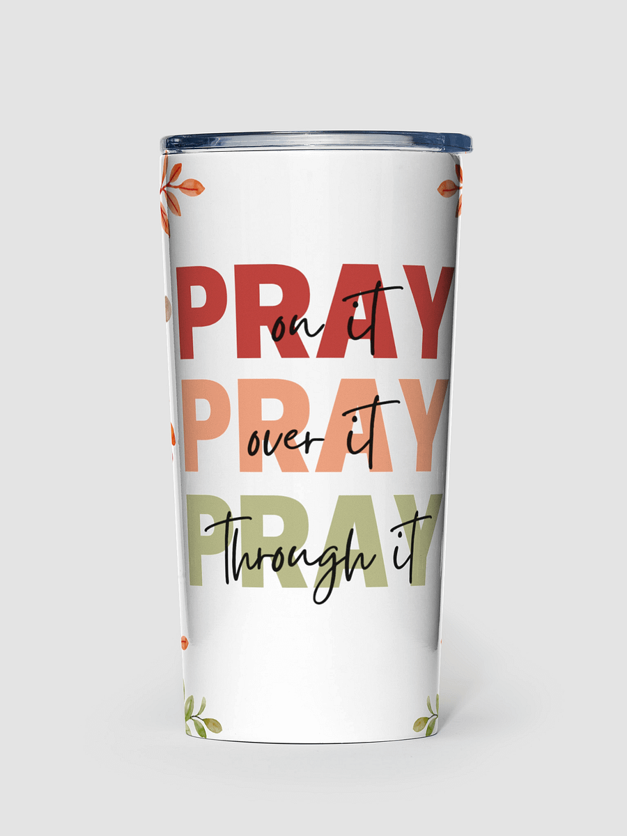 Prayerful Petals Stainless Steel Tumbler product image (1)