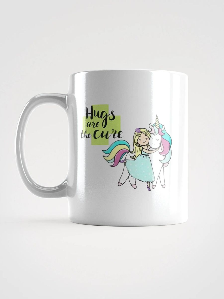 White Glossy Mug Unicorn & Little Girl product image (6)