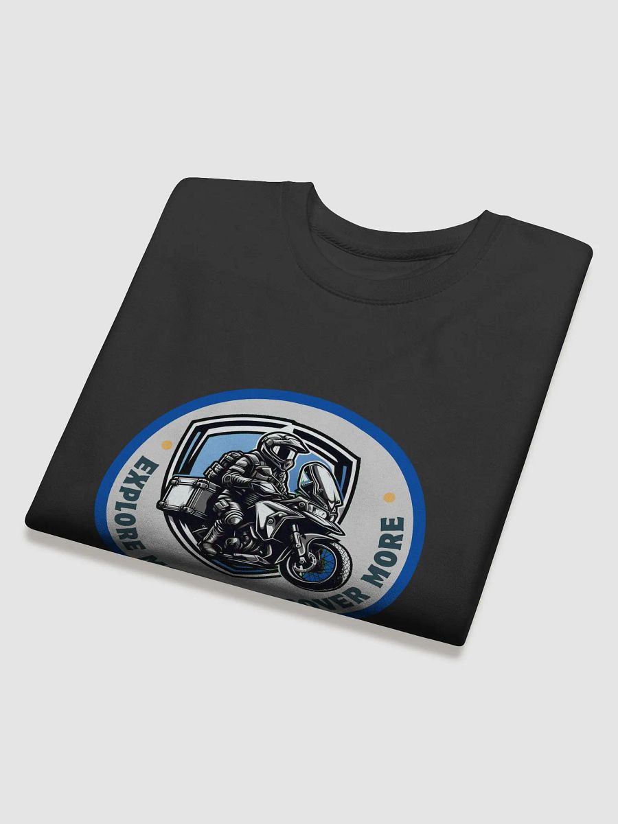 Adventurous Rider Emblem Premium Sweatshirt | Explore more discover more product image (24)