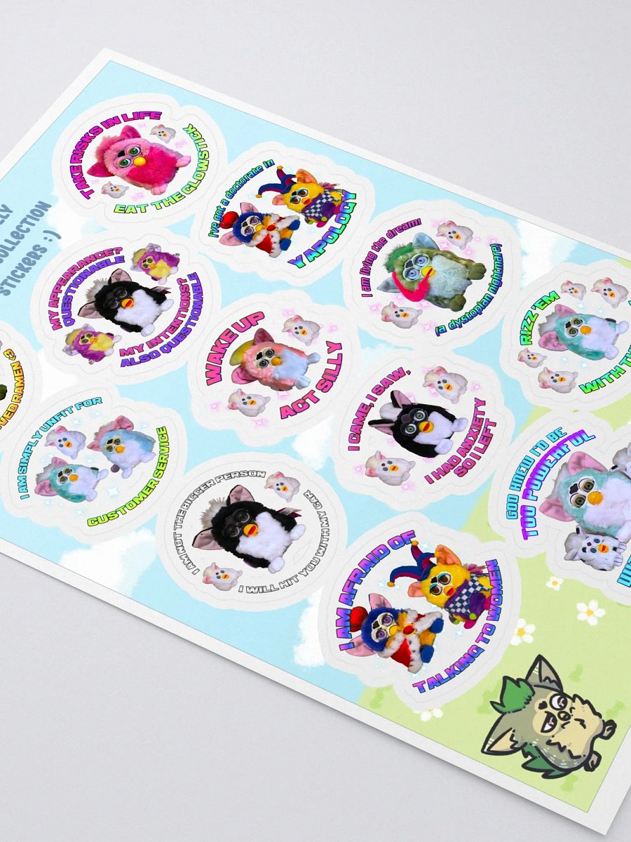 Silly Furby Sticker Sheet 2 product image (3)