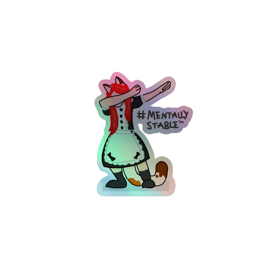 #MentallyStableTM Sticker product image (1)