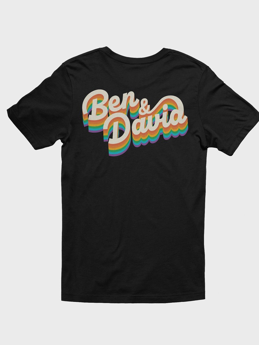 Women's Cruise with Ben and David Pride Logo T-Shirt - Black product image (9)