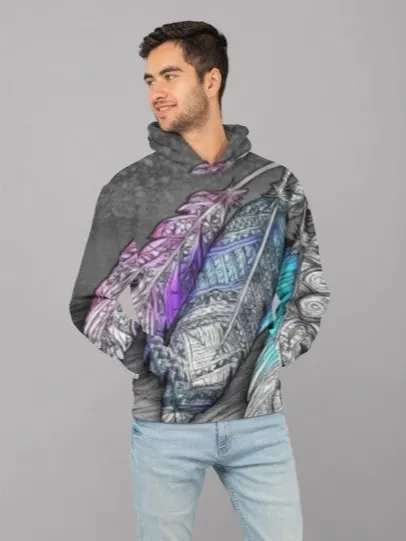 G Feathers, Recycled Unisex Hoodie product image (1)