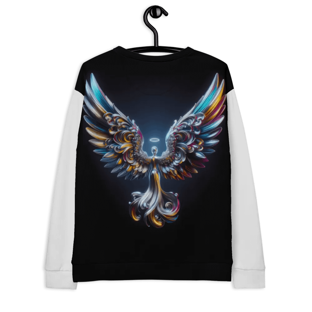 A Silver Angel and Cross - Unisex Sweatshirt #3 product image (12)