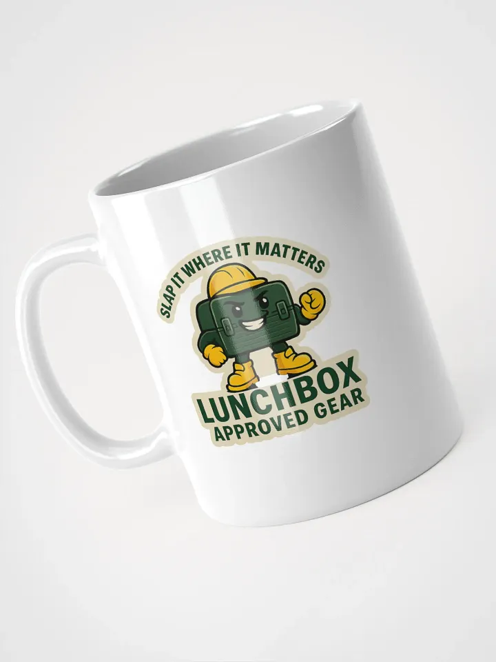 Lunch Box Approved Gear Coffee Cup (White) product image (1)