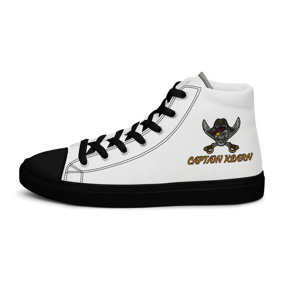 Captain's Skull High Top Canvas Shoes product image (8)