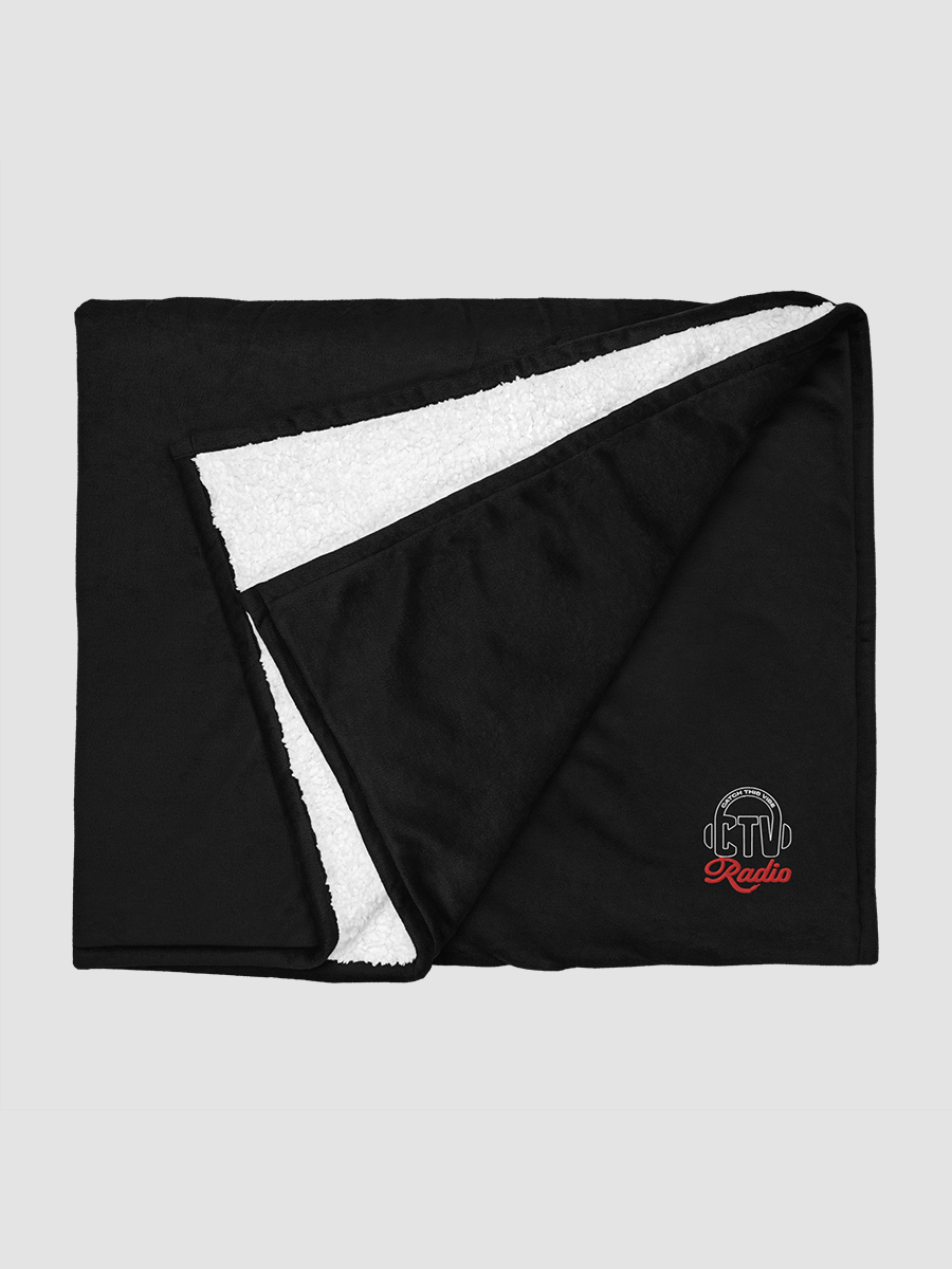 CTVRadio Embroidered Premium Sherpa Blanket product image (3)