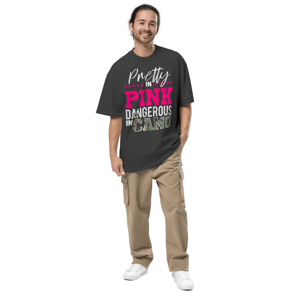 GHTVHub-Pretty in Pink Distorted Graphic T-Shirt product image (4)