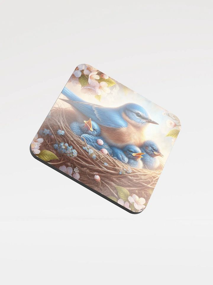 Bluebird Family Nature Themed Coaster product image (1)