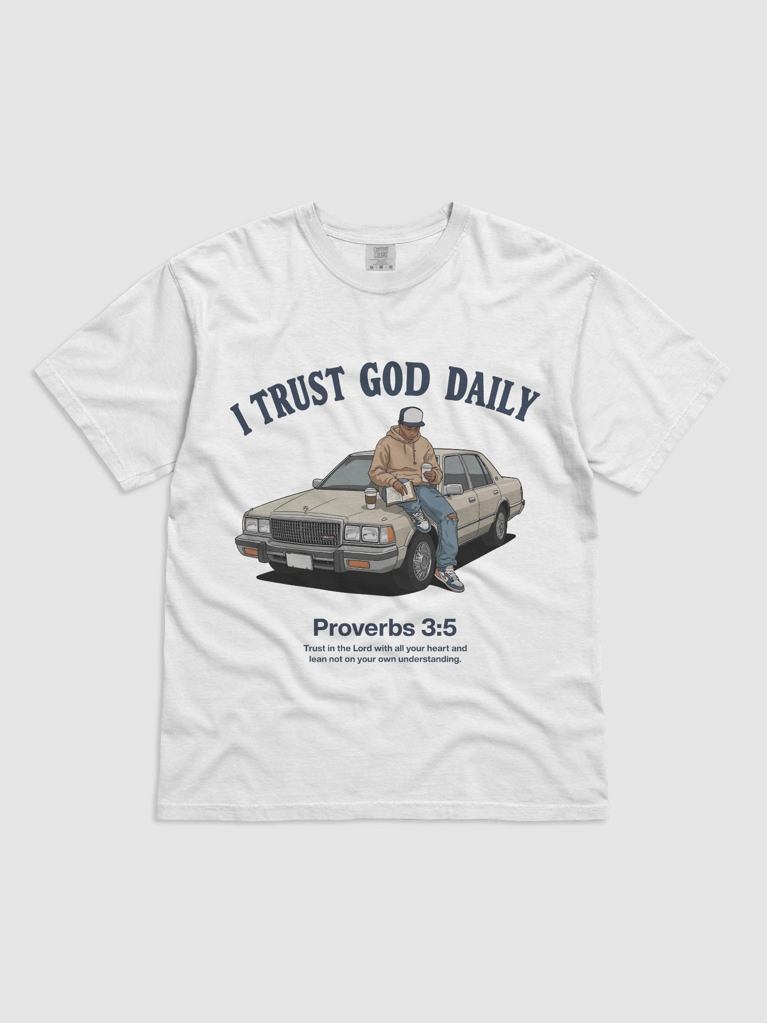 I Trust God Daily Garment-Dyed Heavyweight T-Shirt product image (1)