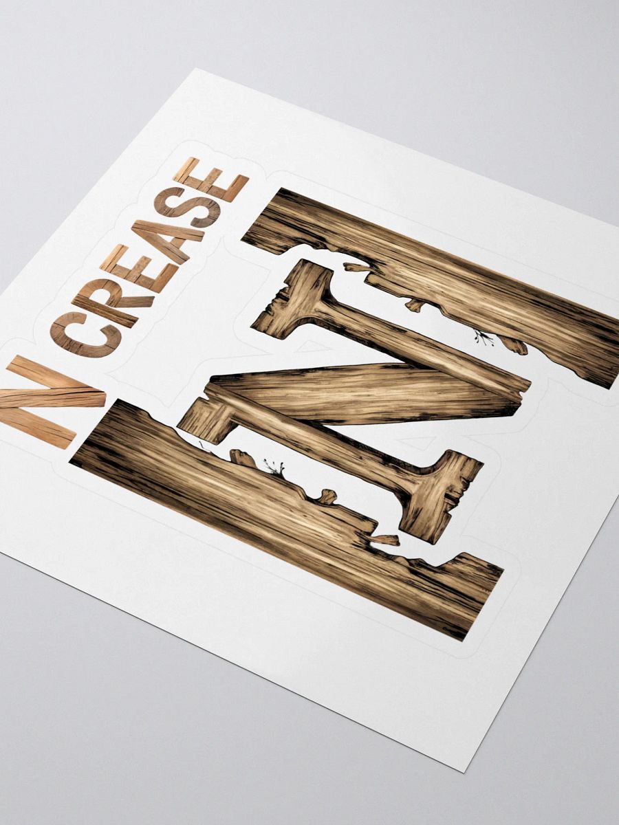 N Crease - Funny Wordplay Sticker product image (3)