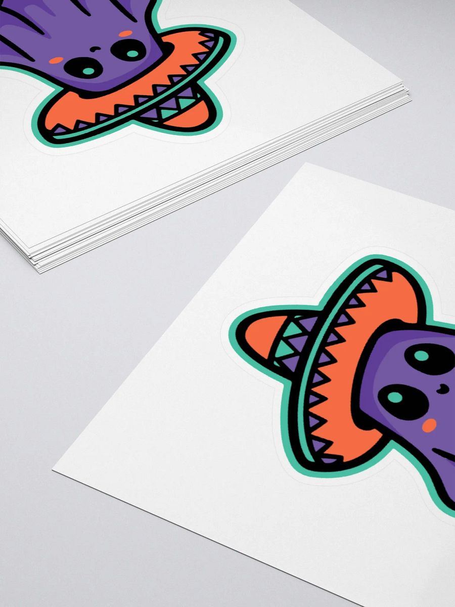 Purple Sombrero Ghost Sticker product image (4)