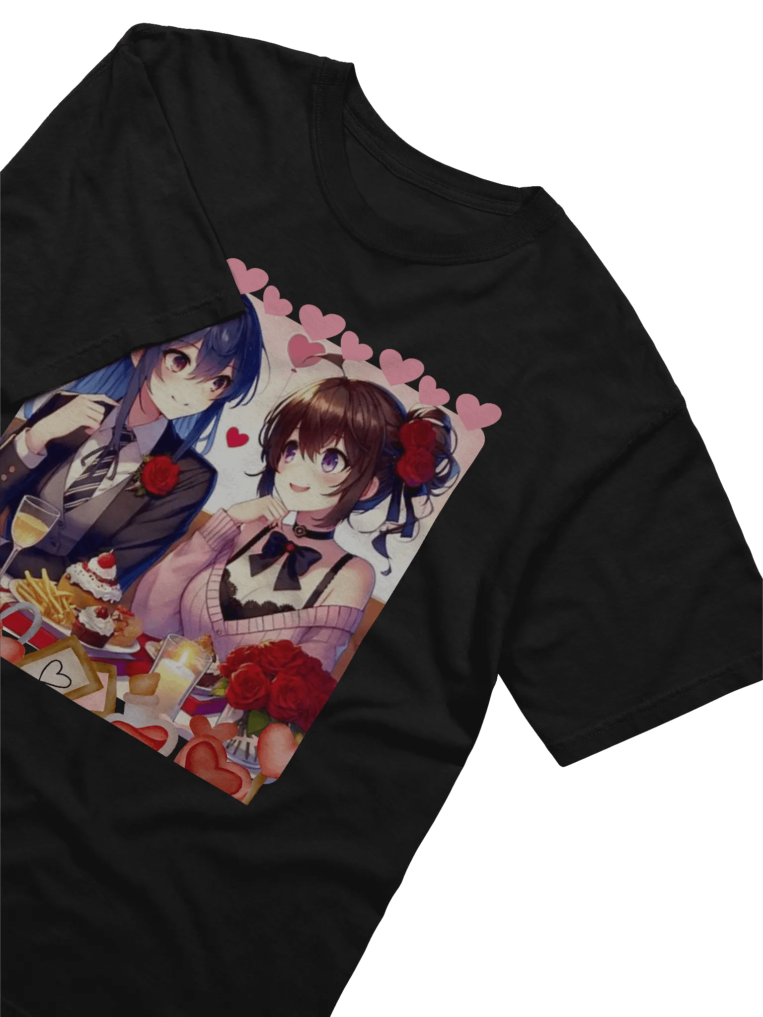 Romantic Anime Dining T-Shirt product image (10)