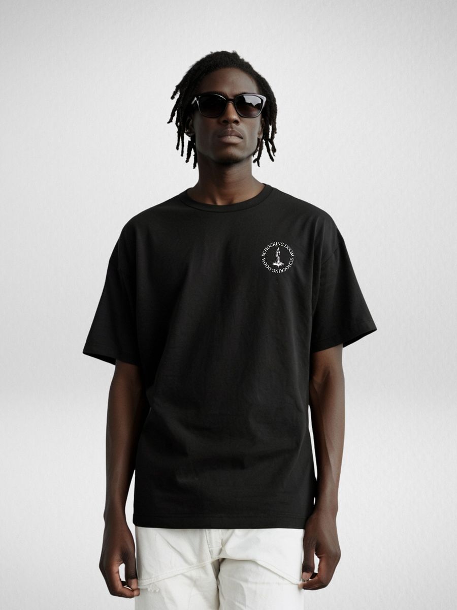 Divine Burnout – Spine Candle Graphic T-Shirt | Gothic Minimal Design | Unisex Cotton Tee product image (2)