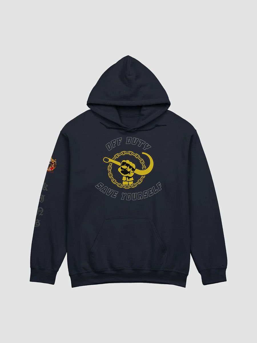 "Off Duty, Save Yourself" Tow Hoodie product image (6)