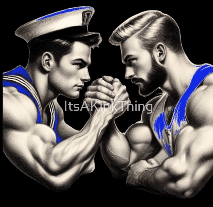 Royalty Free PNG Color Pop - Up Close and Personal Sailors Tom of Finland Tribute Gay Pride Graphic Design product image (1)