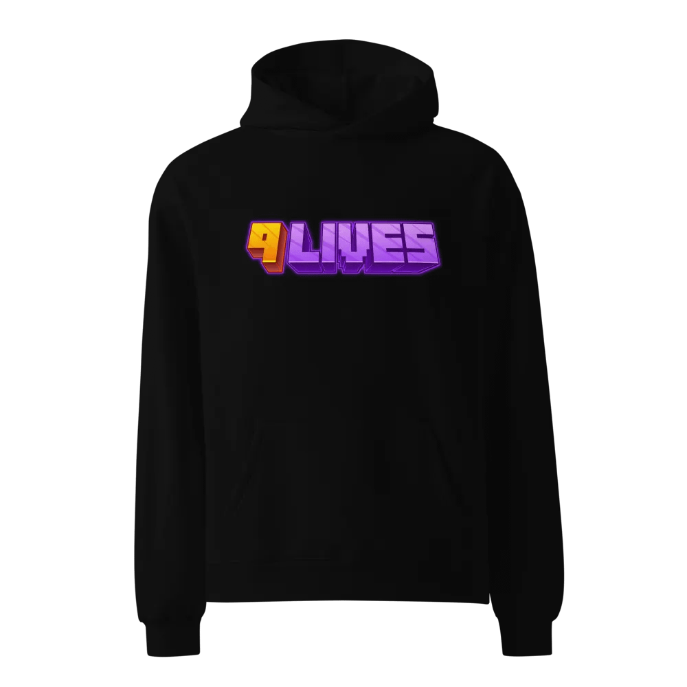 9 Lives Oversized Unisex Hoodie product image (1)