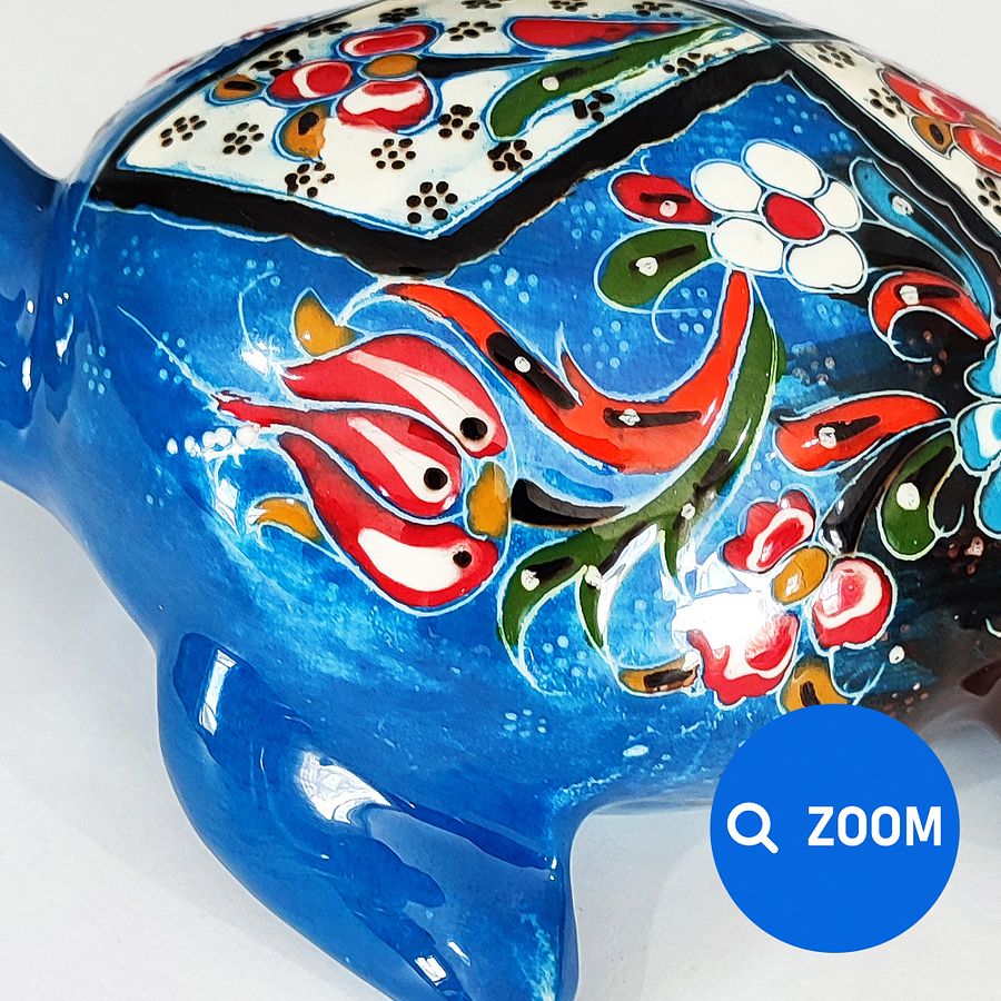 Ceramic handmade Turtle, Turkish decor — handmade pottery, handmade ceramic, home decor, handmade gift, Turkish ceramic product image (9)