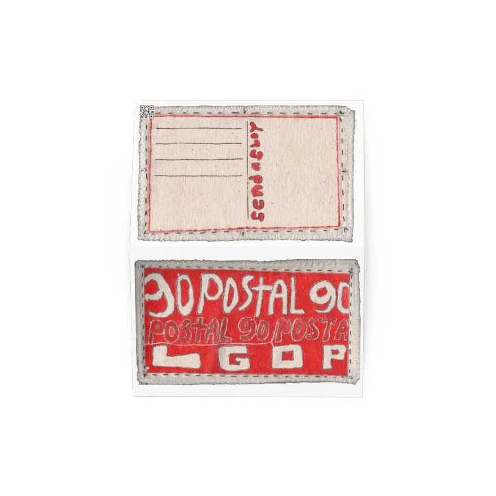 Go Postal Red 2 greeting card product image (2)