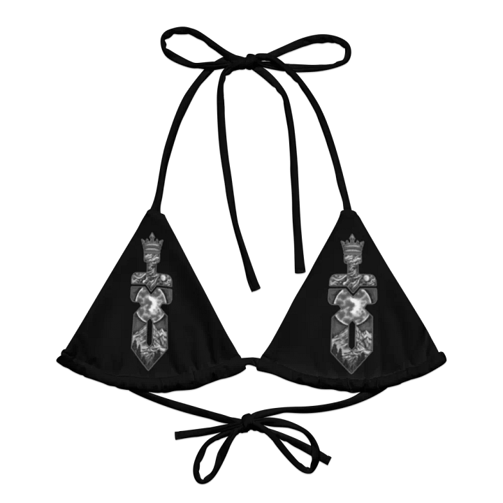 Black and White Bikini Top product image (1)