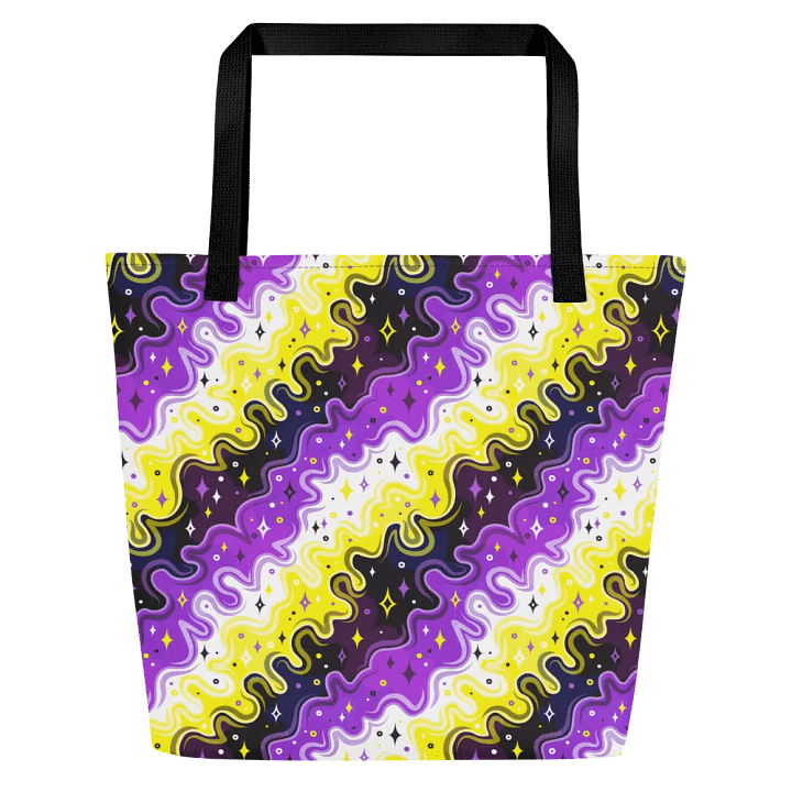 Non-Binary Pattern Tote Bag product image (2)
