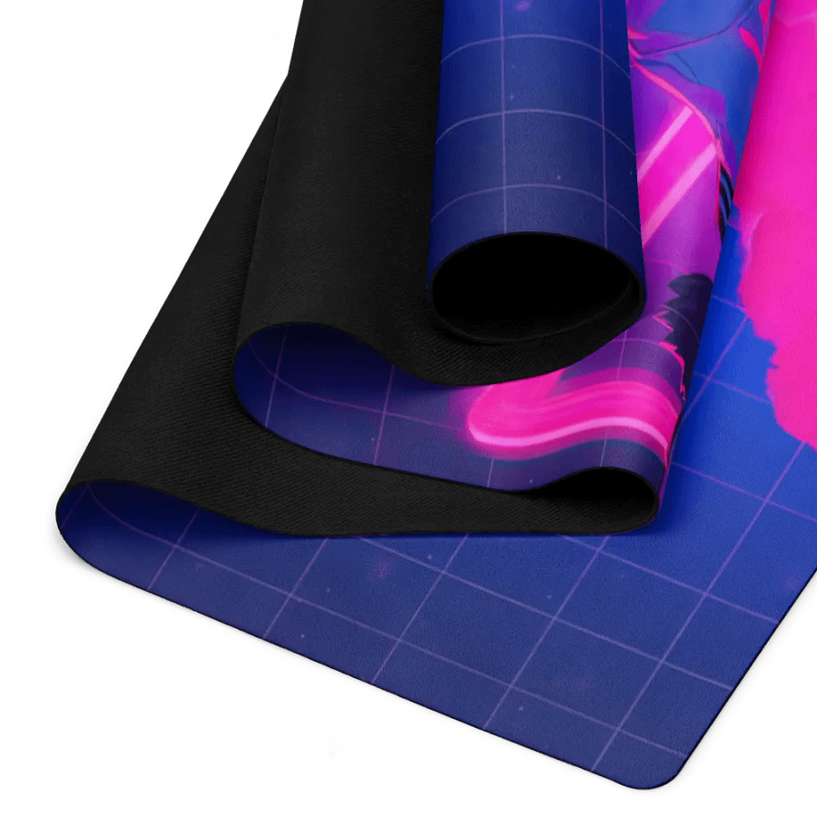 Neon Cat Yoga Mat product image (2)