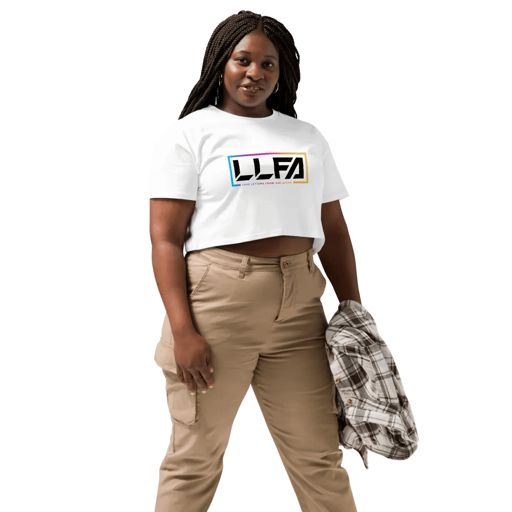 LLFA Logo Premium Crop T-Shirt - White product image (2)