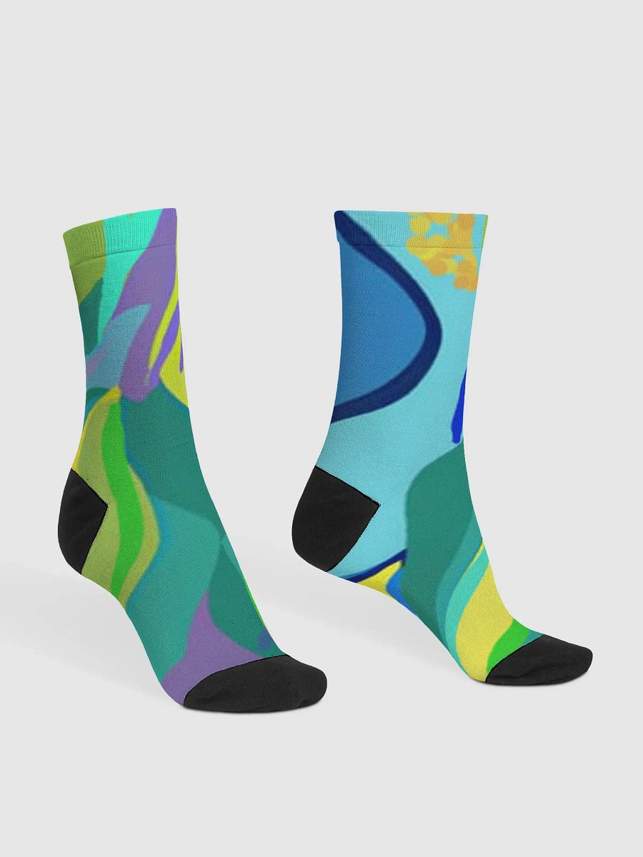 Eco-Friendly Swirls Crew Socks product image (3)