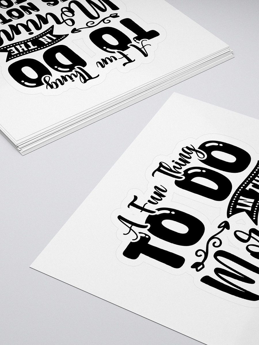 Cosmic Black Kiss Cut Stickers product image (4)