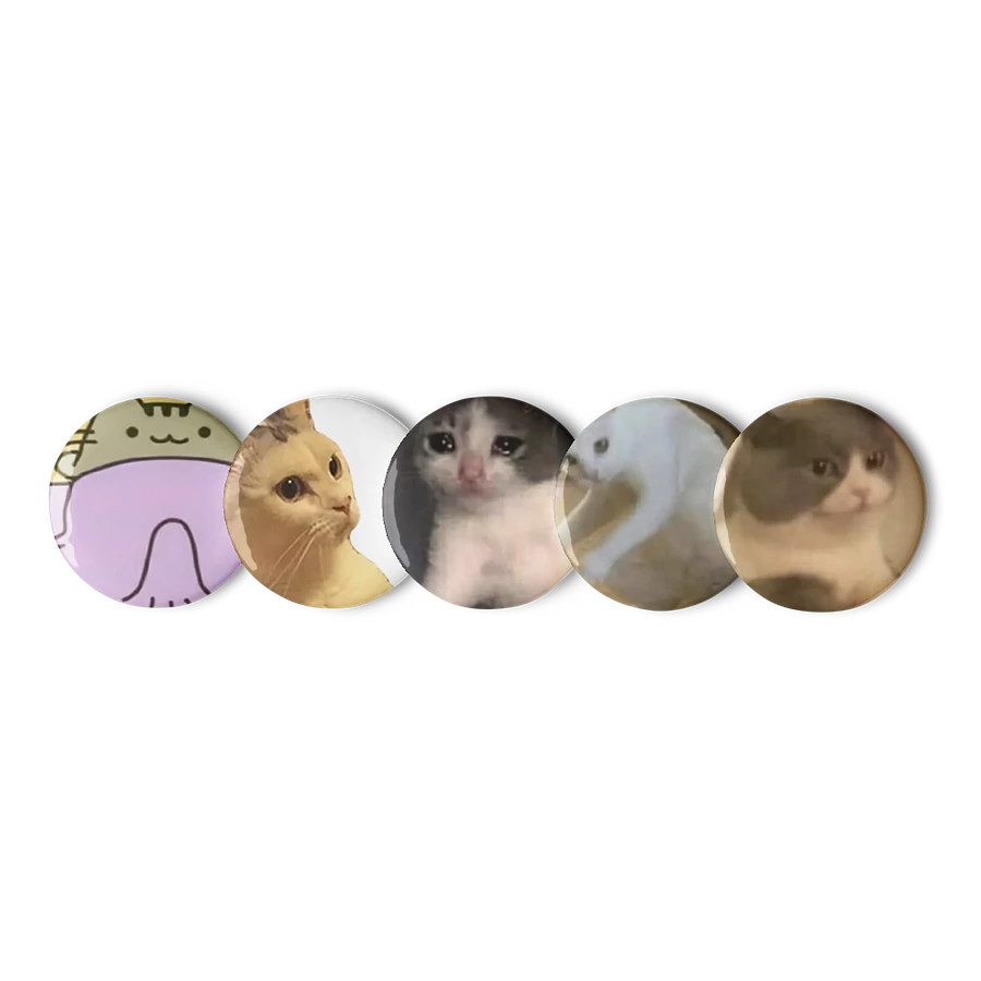 Set of Pin Buttons: Meme Cats 9 product image (11)