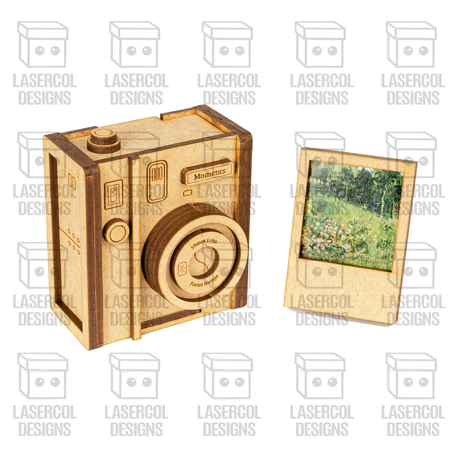 Instant Camera Photo Frames Box - Laser Cut Files product image (10)