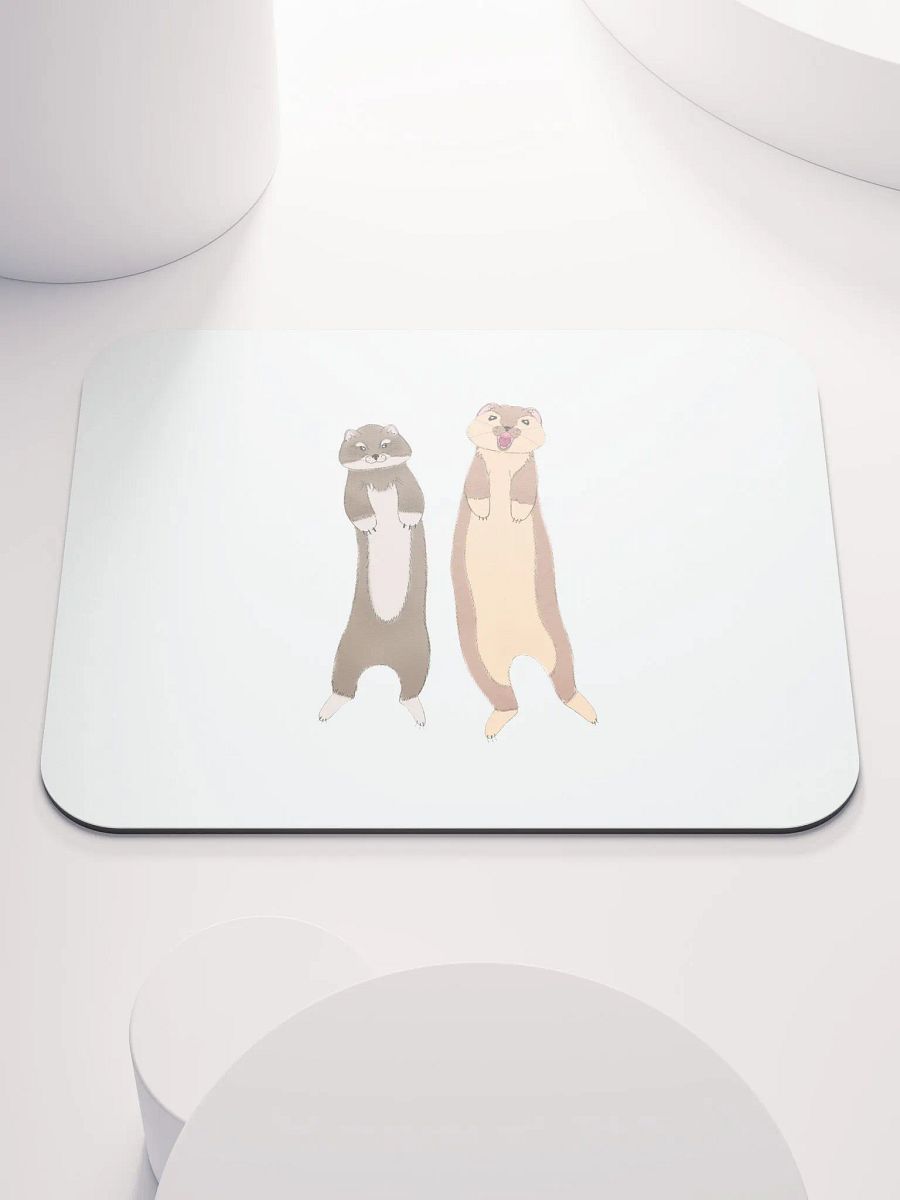 Cute Stoats Mouse Pad product image (1)