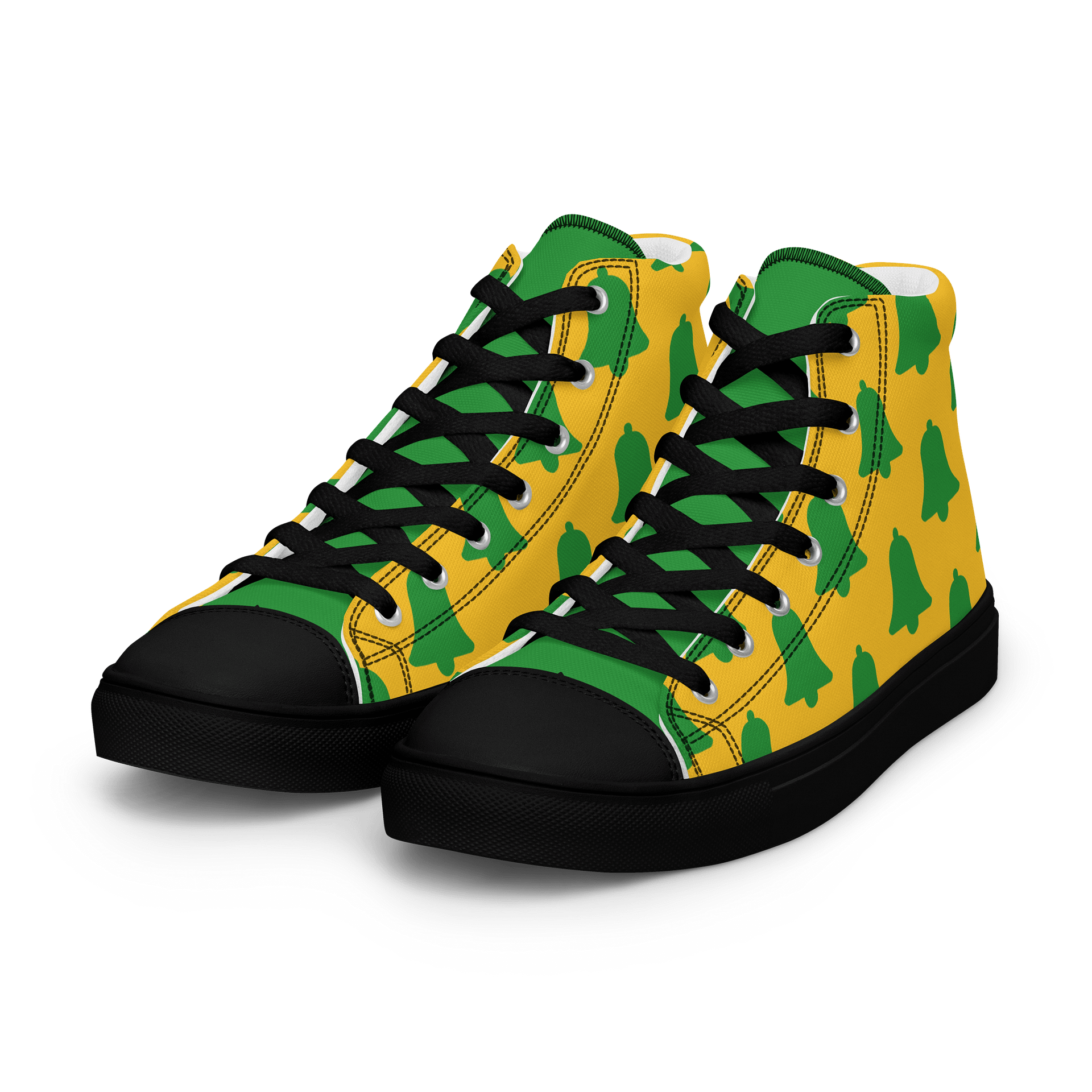Retro Chic Green Bell High Tops product image (9)