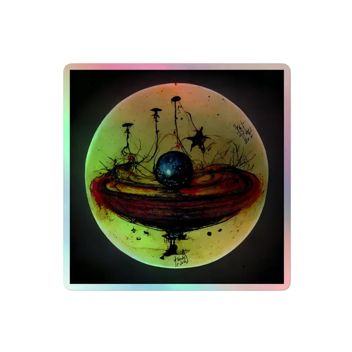 Cosmic Whirlwind Holographic Sticker Set product image (2)