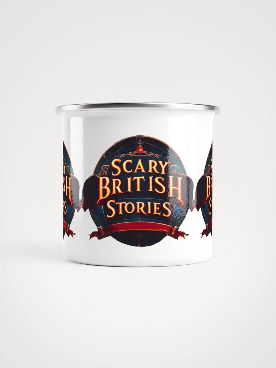 Scary British stories, enamel campfire mug product image (4)