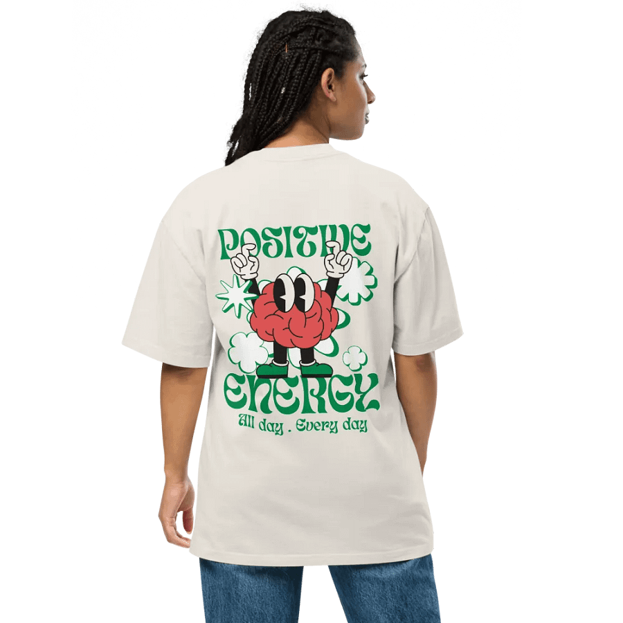 Positive energy all day, every day unisex tee product image (3)